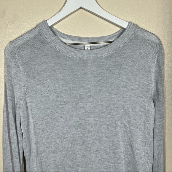 Lululemon Womens Bring it Backbend Heathered Alpine Cashmere Blend Sweater - Picture 2 of 9